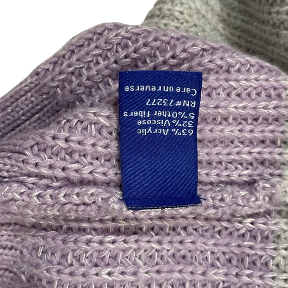 Apt 9 Open Front Cardigan Womens M Sweater Color Block Spring Light Academia - Picture 5 of 6